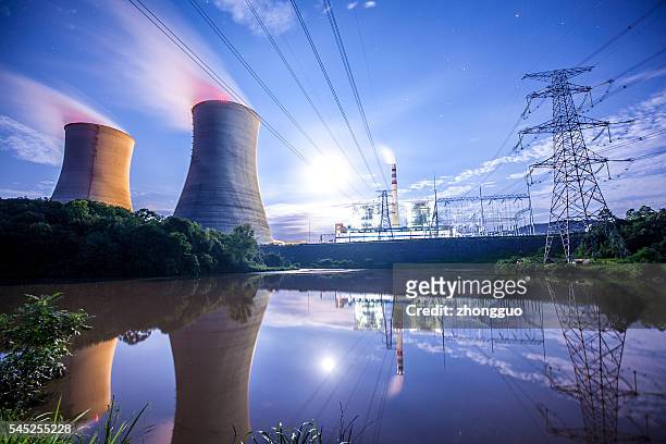 power plant - fuel and power generation stock pictures, royalty-free photos & images
