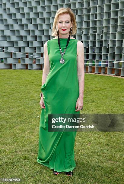 Julia Peyton Jones attends the Serpentine Summer Party co-hosted by Tommy Hilfiger at the Serpentine Gallery on July 6, 2016 in London, England.