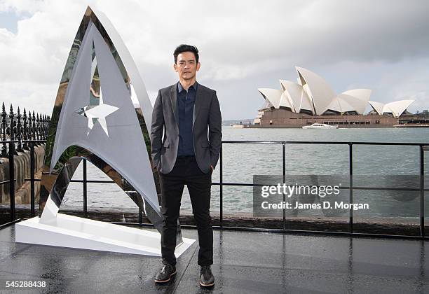 Actor John Cho during a photo call for Star Trek Beyond on July 7, 2016 in Sydney, Australia.