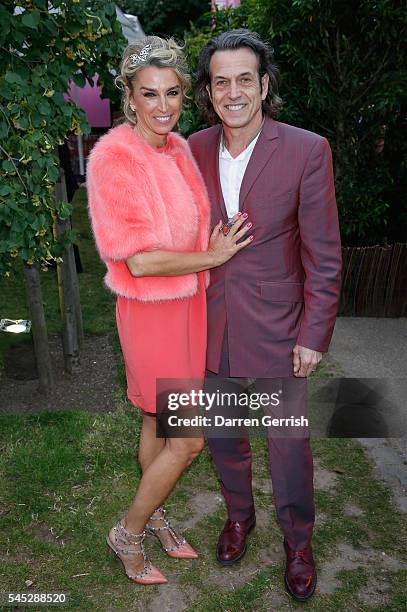 Anastasia Webster and Stephen Webster attends the Serpentine Summer Party co-hosted by Tommy Hilfiger at the Serpentine Gallery on July 6, 2016 in...