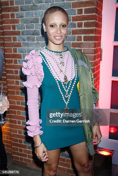 Adwoa Aboah attends the Serpentine Summer Party co-hosted by Tommy Hilfiger at the Serpentine Gallery on July 6, 2016 in London, England.