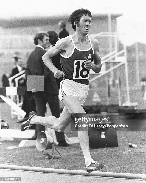 Scottish middle distance runner Ian McCafferty during a 5000m race, at the Amateur Athletics Association Championships, Crystal Palace, July 14th...