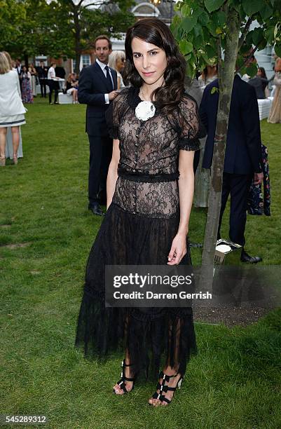 Caroline Sieber attends the Serpentine Summer Party co-hosted by Tommy Hilfiger at the Serpentine Gallery on July 6, 2016 in London, England.