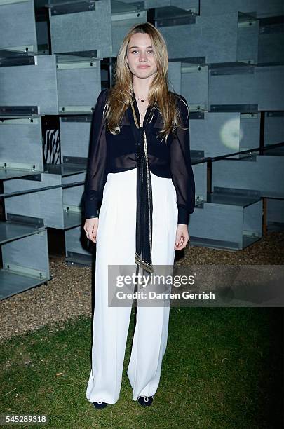 Immy Waterhouse attends the Serpentine Summer Party co-hosted by Tommy Hilfiger at the Serpentine Gallery on July 6, 2016 in London, England.
