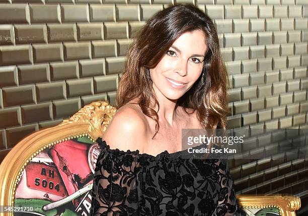 Christina Pitanguy attends the Jean-Paul Gaultier Haute Couture Fall/Winter 2016-2017 show as part of Paris Fashion Week on July 6, 2016 in Paris,...