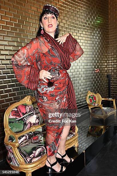 Rossy de Palma attends the Jean-Paul Gaultier Haute Couture Fall/Winter 2016-2017 show as part of Paris Fashion Week on July 6, 2016 in Paris, France.