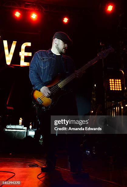 Musician Mike Retondo of the Plain White T's performs onstage at Citi presents Plain White T's at The Grove's 2016 Summer Concert Series at The Grove...