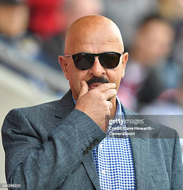 Dr Marwan Koukash chairman of Salford Red Devils before the First Utility Super League Round 17 match between Salford Red Devils and Wigan Warriors...
