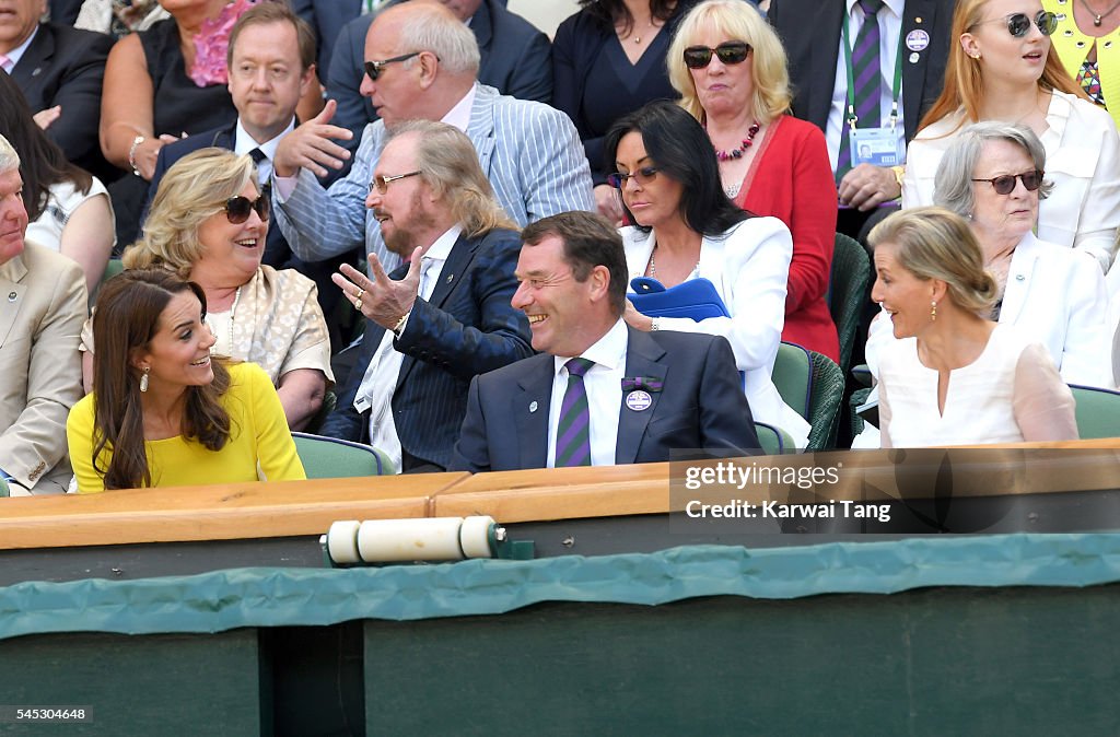 Celebrities Attend Wimbledon