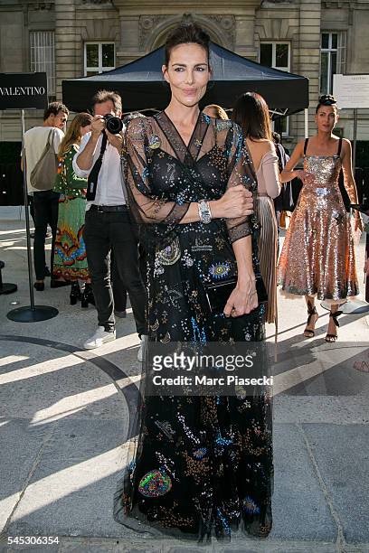 Adriana Abascal attends the Valentino Haute Couture Fall/Winter 2016-2017 show as part of Paris Fashion Week on July 6, 2016 in Paris, France.