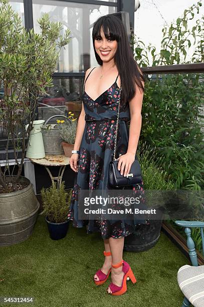 Melissa Hemsley attends Warner Music Group Summer party in association with British GQ and Quintessentially on July 6, 2016 in London, England.