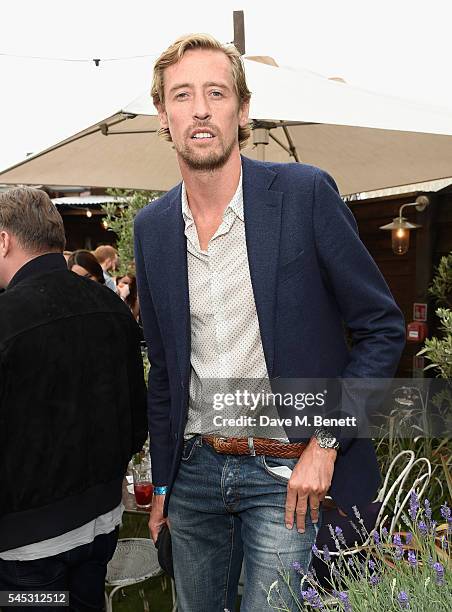 Peter Crouch attends Warner Music Group Summer party in association with British GQ and Quintessentially on July 6, 2016 in London, England.