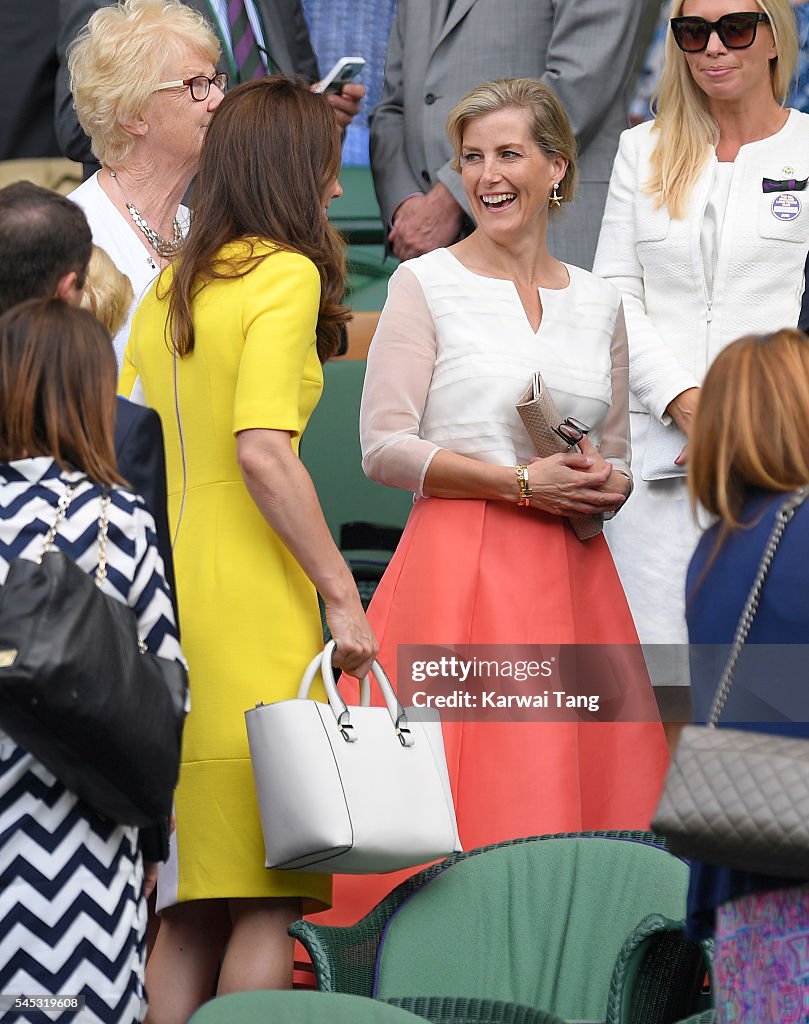 Celebrities Attend Wimbledon