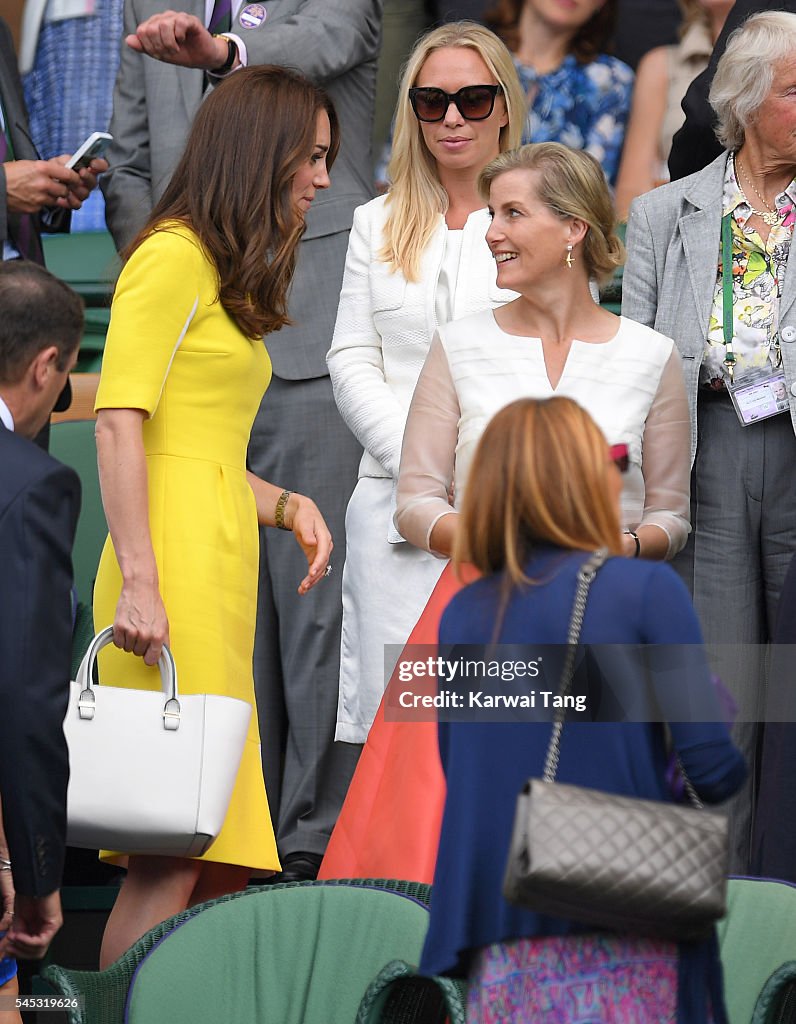 Celebrities Attend Wimbledon