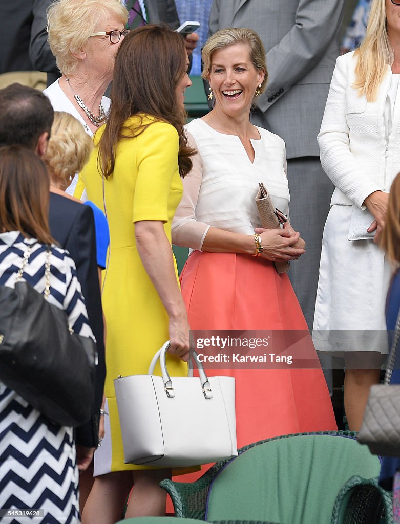 Celebrities Attend Wimbledon