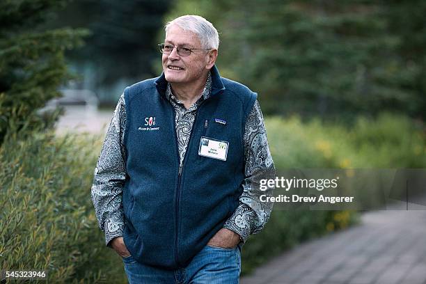 John Malone, businessman and former chief executive of Tele-Communications Inc., attends the annual Allen & Company Sun Valley Conference, July 7,...