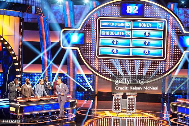 Defense vs NFC Offense and AFC Offense vs NFC Defense" - "Celebrity Family Feud" will feature football players from the AFC and NFC's Offense and...