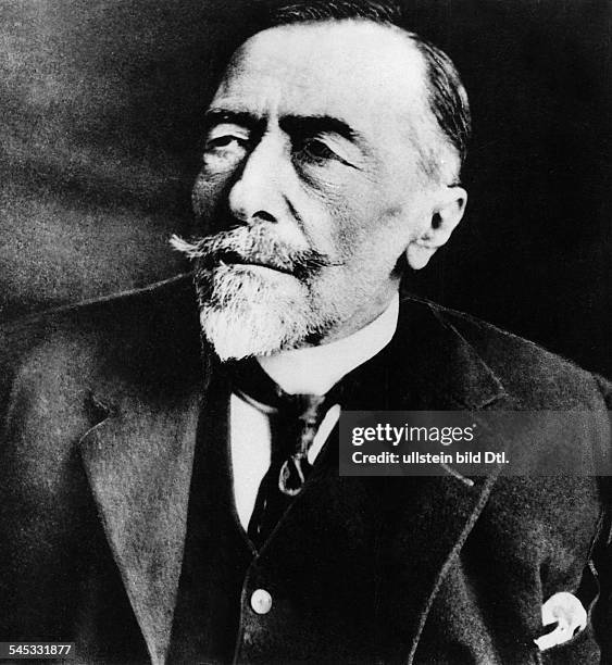 Joseph Conrad *03.12.1857-+Schriftsteller, Polen/GrossbritannienPorträt- undatiert