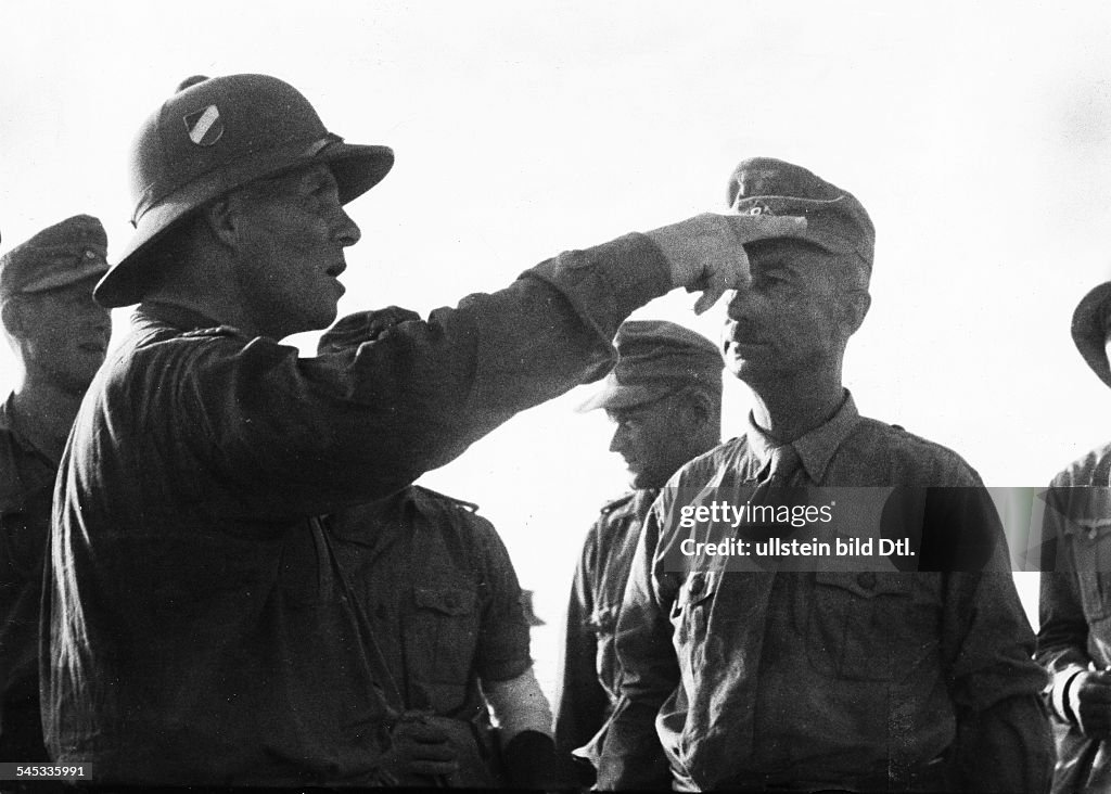 Erwin Rommel: mit Soldaten am Halfayapass