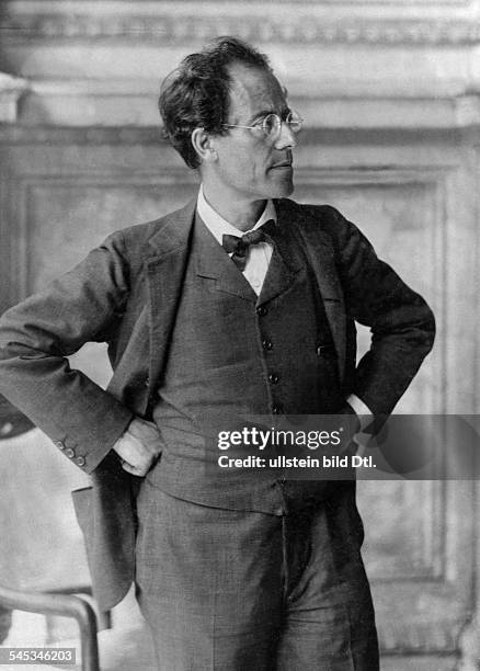 Mahler, Gustav *07.07.1860-+Komponist, Dirigent, Oesterreich- Halbportrait - undatiert Foto: Moritz Naehr