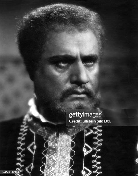 Benjamino Gigli *20.03.1890-+Opernsänger, Tenor, Schauspieler; Italienals 'Othello'- undatiert