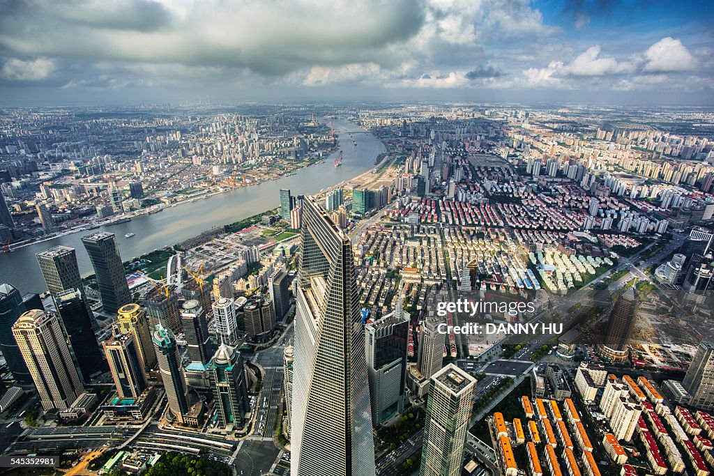 Cityscape from airview