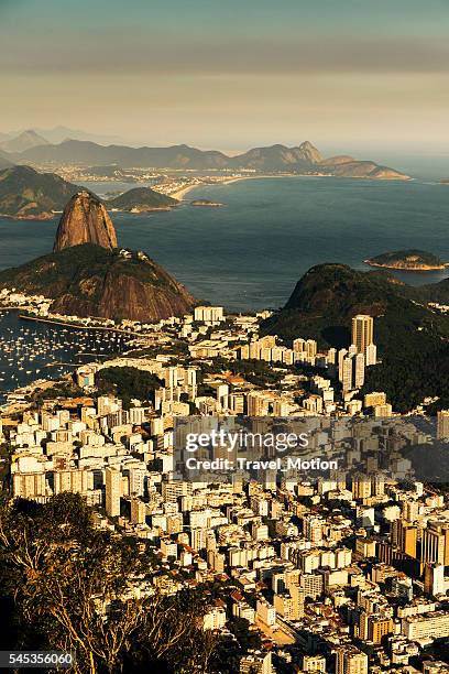 sugarloaf mountain in rio de janeiro, brazil - rio de janeiro buildings stock pictures, royalty-free photos & images