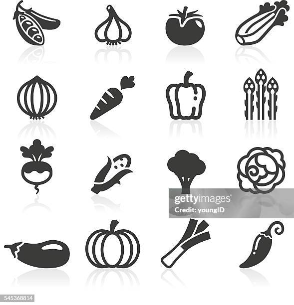 nur gemüse-ikonen - onion stock-grafiken, -clipart, -cartoons und -symbole