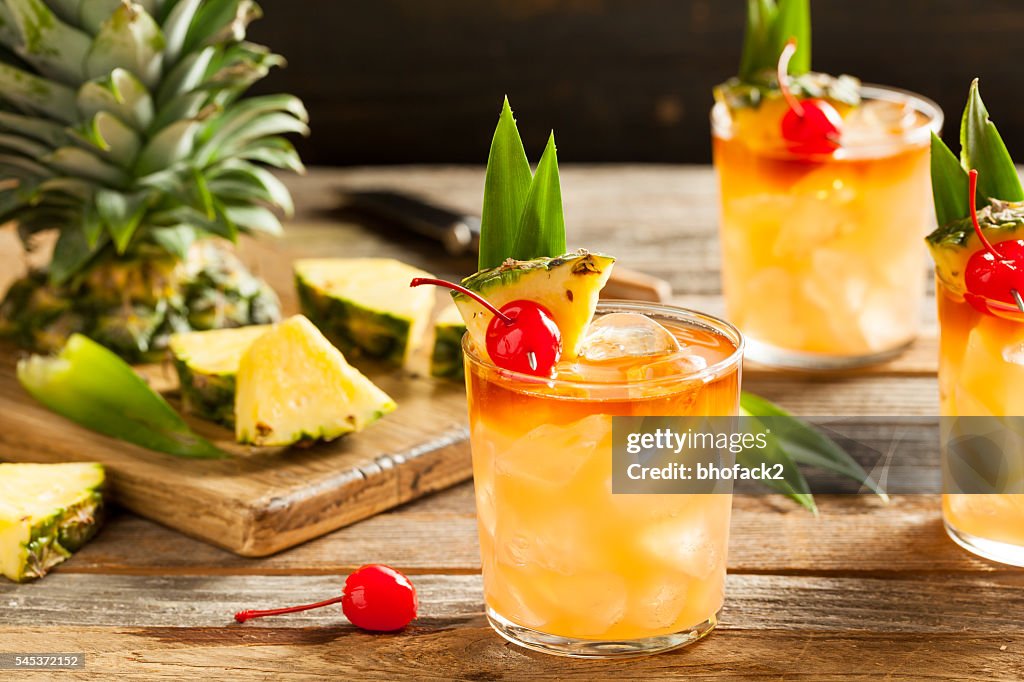 Homemade Mai Tai Cocktail