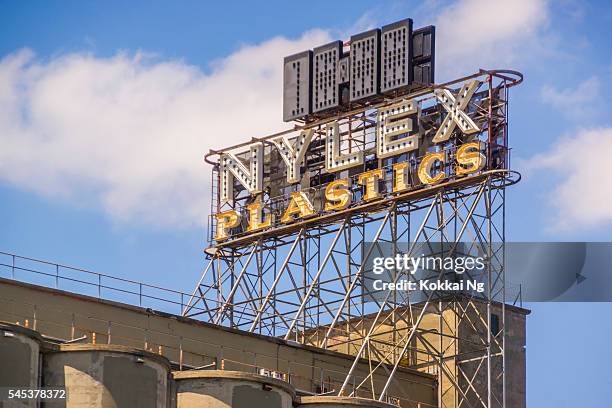 nylex plastics sign - silage stock pictures, royalty-free photos & images