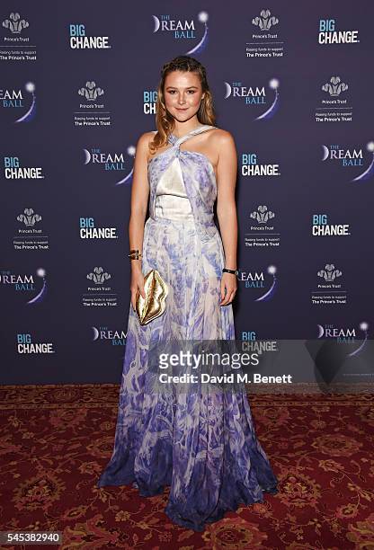 Amber Atherton attends The Dream Ball in aid of The Prince's Trust and Big Change at Lancaster House on July 7, 2016 in London, United Kingdom.
