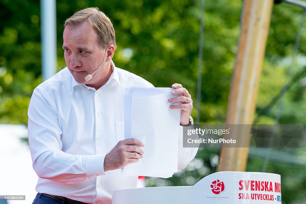 Stefan Löfven speech Almedalen 2016