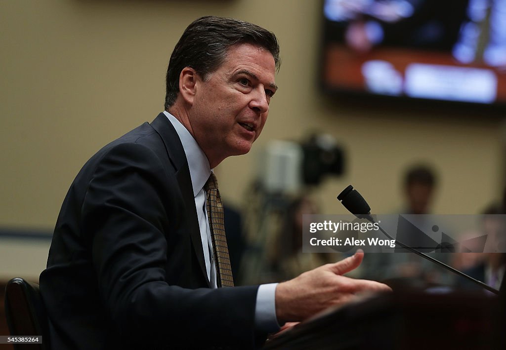 FBI Director Comey Testifies To House Committee On FBI Recommendation Not To Prosecute Clinton Over Private Email Server