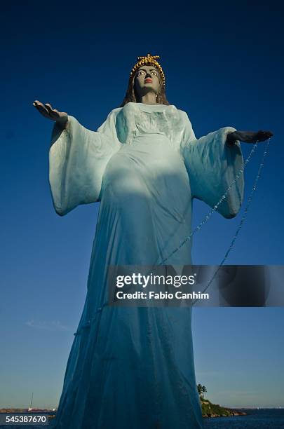 yemoja - goddess of the water - yemanja photos et images de collection