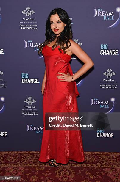 Pola Pospieszalska attends The Dream Ball in aid of The Prince's Trust and Big Change at Lancaster House on July 7, 2016 in London, United Kingdom.