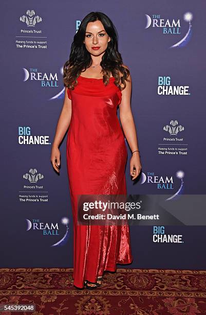 Pola Pospieszalska attends The Dream Ball in aid of The Prince's Trust and Big Change at Lancaster House on July 7, 2016 in London, United Kingdom.