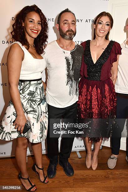 Alicia Fall, Dany Atrache and Rachel Legrain Trapani attend the Dany Atrache Haute Couture Fall/Winter 2016-2017 show as part of Paris Fashion Week...