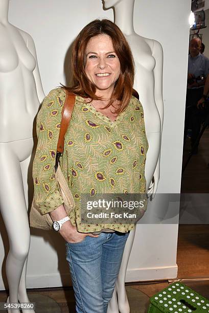 Charlotte Valandrey attends the Dany Atrache Haute Couture Fall/Winter 2016-2017 show as part of Paris Fashion Week on July 4, 2016 in Paris, France.