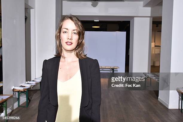 Juliette Besson attends the Dany Atrache Haute Couture Fall/Winter 2016-2017 show as part of Paris Fashion Week on July 4, 2016 in Paris, France.