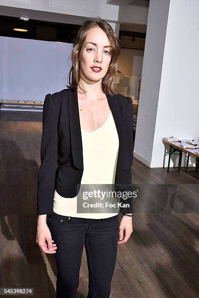 Juliette Besson attends the Dany Atrache Haute Couture Fall/Winter 2016-2017 show as part of Paris Fashion Week on July 4, 2016 in Paris, France.