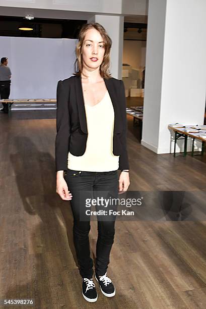 Juliette Besson attend the Dany Atrache Haute Couture Fall/Winter 2016-2017 show as part of Paris Fashion Week on July 4, 2016 in Paris, France....