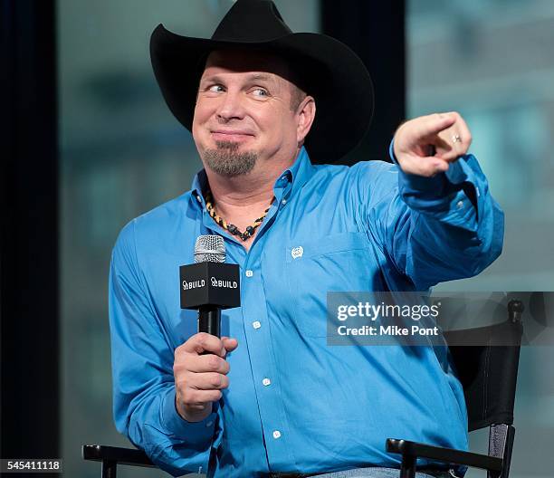 Garth Brooks attends the AOL Build Speaker Series at AOL Studios In New York on July 7, 2016 in New York City.