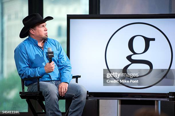 Garth Brooks attends the AOL Build Speaker Series at AOL Studios In New York on July 7, 2016 in New York City.