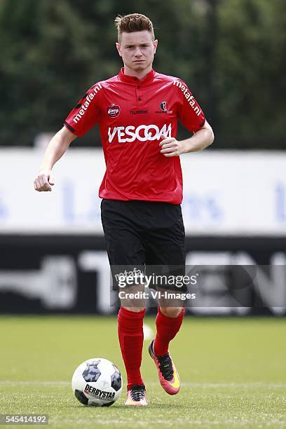 Sam Strijbosch during the team presentation of Helmond Sport on July 07, 2016 at the Lavans stadium in Helmond, The Netherlands