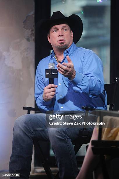 Country musican Garth Brooks attends AOL Build Speaker Series at AOL Studios In New York on July 7, 2016 in New York City.