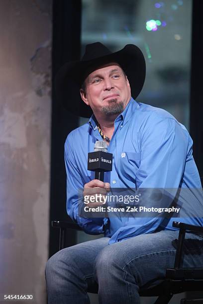 Country musican Garth Brooks attends AOL Build Speaker Series at AOL Studios In New York on July 7, 2016 in New York City.
