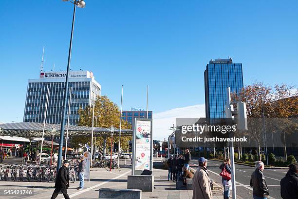 hotel e via königswall - dortmund città foto e immagini stock