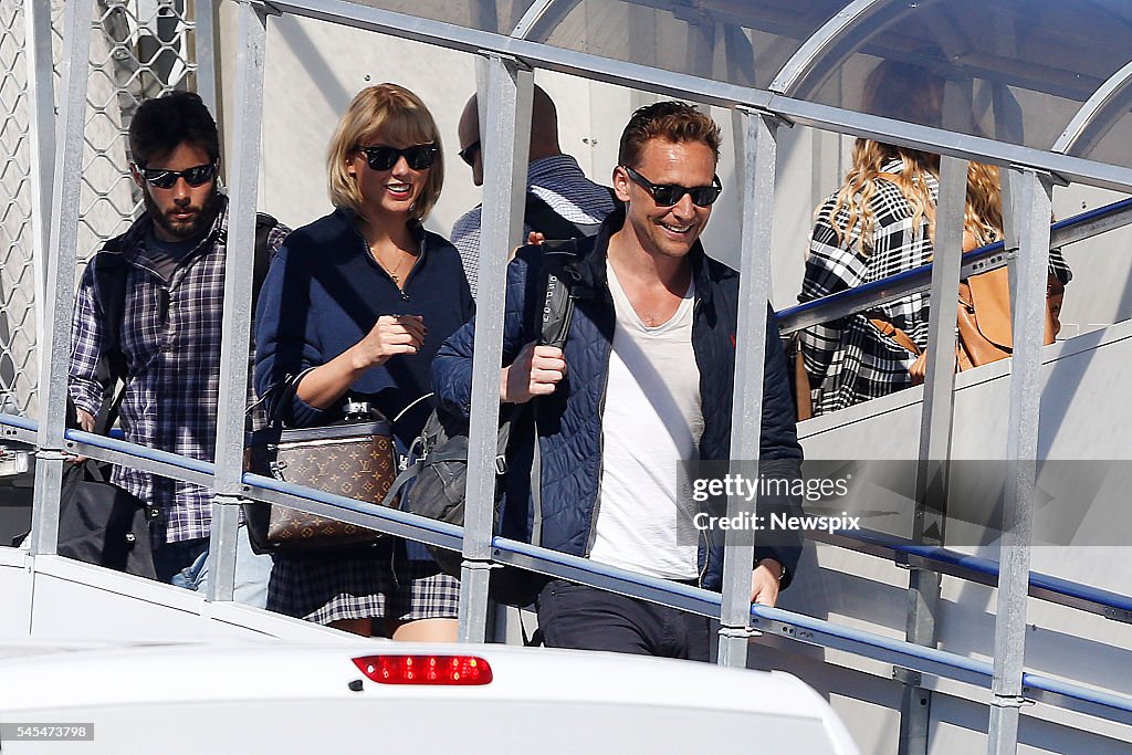 Tom Hiddleston and Taylor Swift Sighting On the Gold Coast