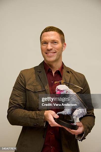 Director Travis Knight at the "Kubo and the Two Strings" Press Conference at the Four Seasons Hotel on July 7, 2016 in Beverly Hills, California.