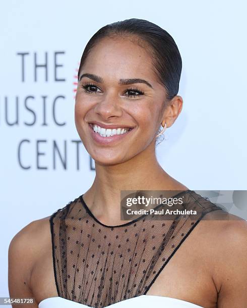 Ballet Dancer Misty Copeland attends the Music Center's Summer Soiree at The Music Center Plaza on July 7, 2016 in Los Angeles, California.